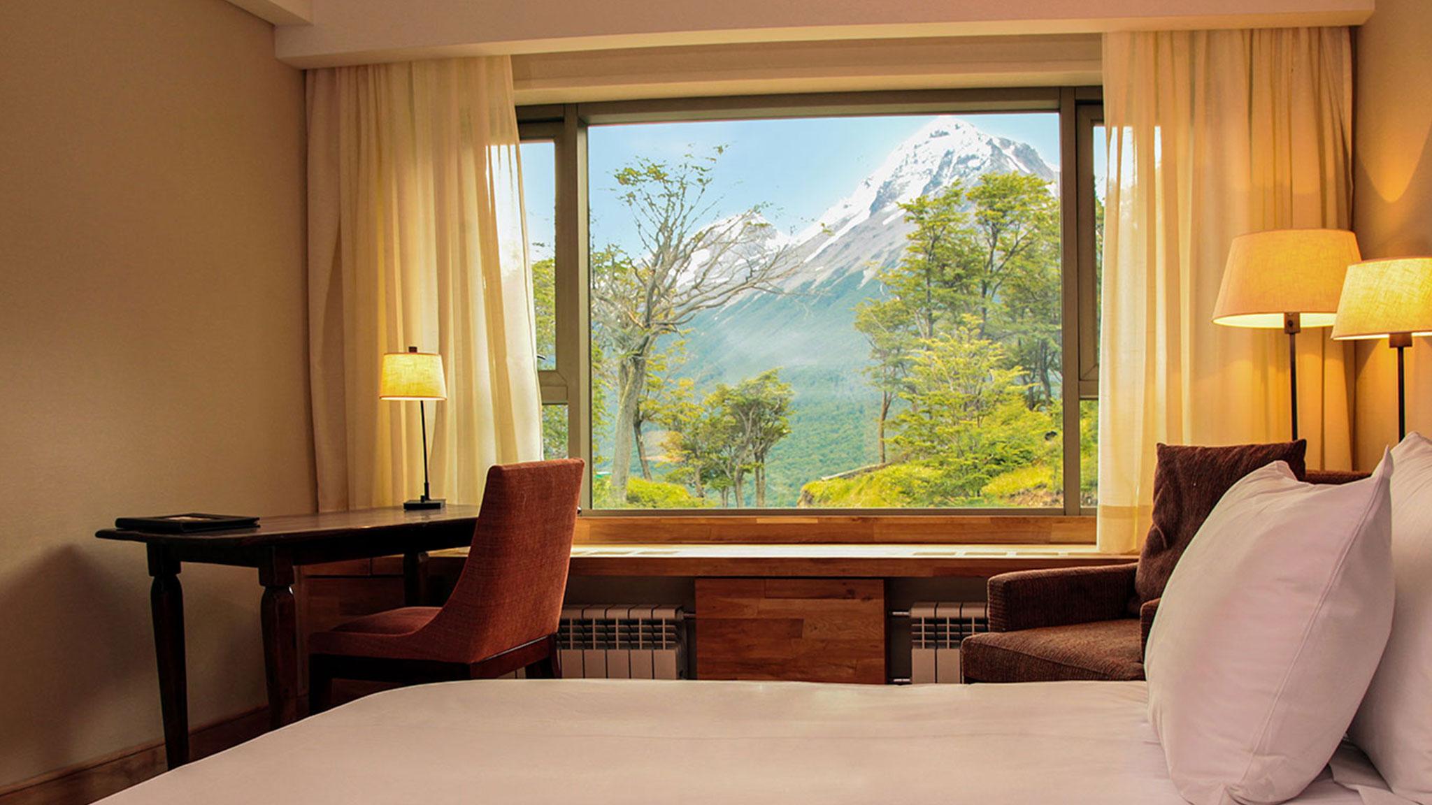 Arakur Ushuaia Resort & Spa Dış mekan fotoğraf A room at the hotel